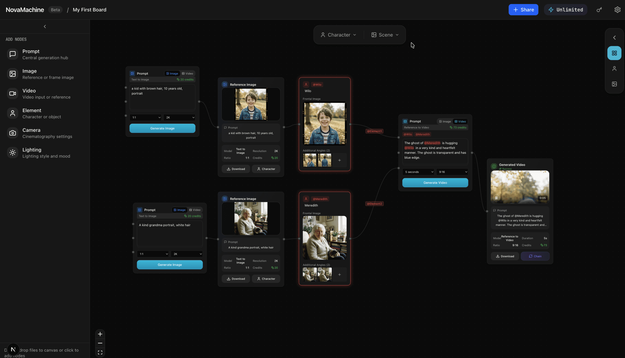 NovaMachine — AI Video Generation SaaS case study by Novative